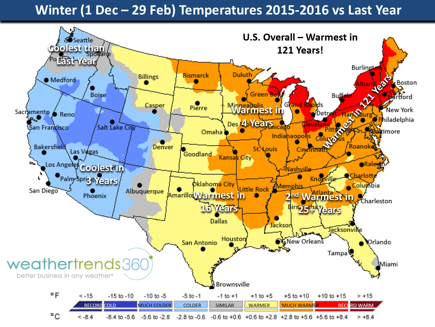 U S Winter Dec Feb 2015 2016 Weather Roundup Weathertrends360